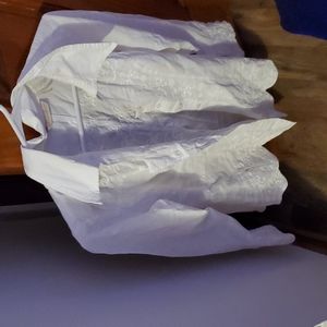 Soft Surroundings white floral light weight blazer size xs